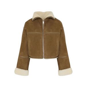 Yves Salomon Women Short Suede Jacket